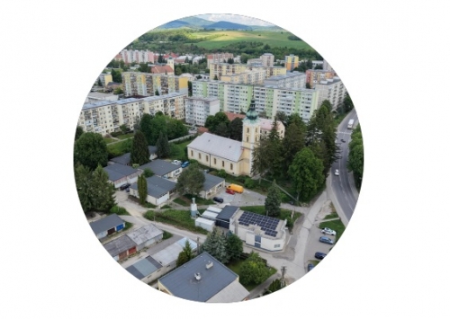 Štúdia: Obytná zóna pri evanjelickom kostole